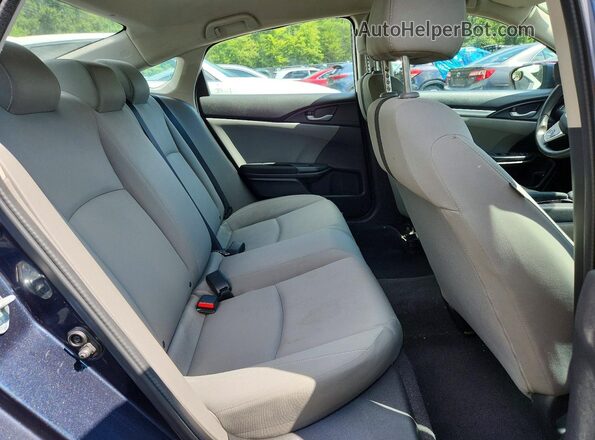 2HGFC2F5XJH606419 2018 HONDA CIVIC Charcoal Rear seats view