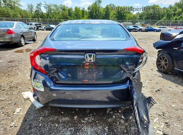 2HGFC2F5XJH606419 2018 HONDA CIVIC Charcoal Rear view
