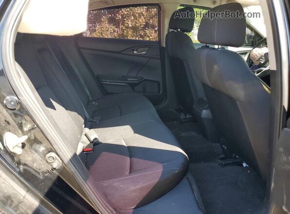 2HGFC2F5XKH007716 2019 HONDA CIVIC Black Հետևի նստատեղերի տեսք