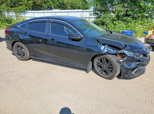 2HGFC2F5XKH007716 2019 HONDA CIVIC Black Առջևի աջ