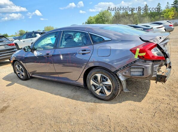 2HGFC2F5XKH015640 2019 HONDA CIVIC Gray Հետևի ձախ