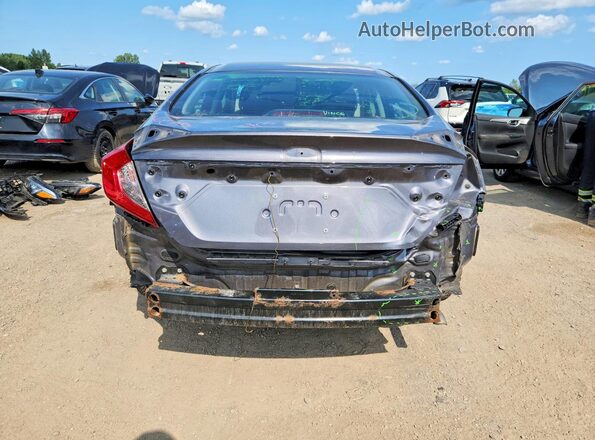 2HGFC2F5XKH015640 2019 HONDA CIVIC Gray Հետևի տեսք