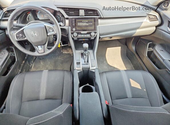 2HGFC2F5XKH015640 2019 HONDA CIVIC Gray Առջևի վահանակի տեսք