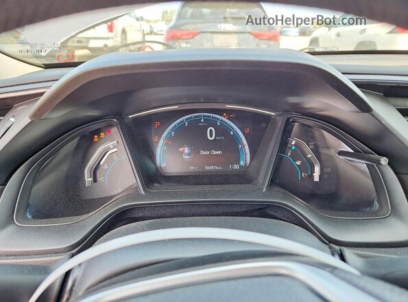 2HGFC2F5XKH015640 2019 HONDA CIVIC Gray Սարքավորումների վահանակի տեսք
