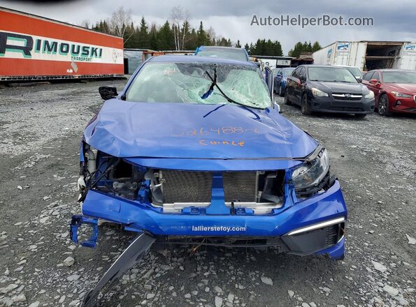 2HGFC2F5XMH002213 2021 HONDA CIVIC Синий Вид спереди