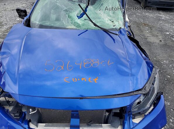 2HGFC2F5XMH002213 2021 HONDA CIVIC Синий Вид задней части салона