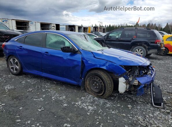 2HGFC2F5XMH002213 2021 HONDA CIVIC Синий Передняя правая четверть