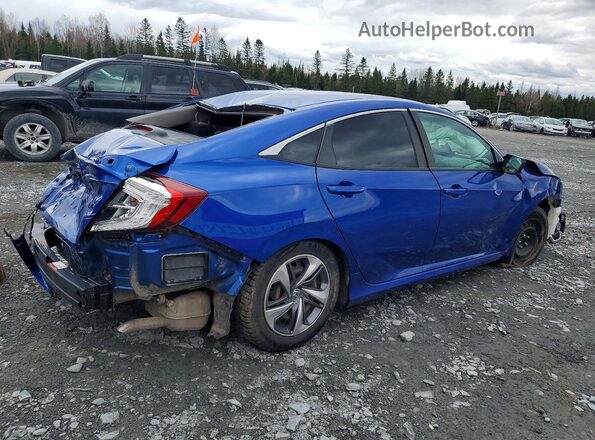 2HGFC2F5XMH002213 2021 HONDA CIVIC Синий Задняя правая четверть