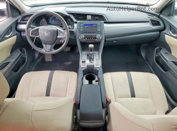 2HGFC2F60HH527084 2017 HONDA CIVIC White Vista del salpicadero