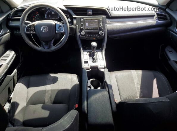 2HGFC2F60KH536567 2019 HONDA CIVIC Black Dashboard view