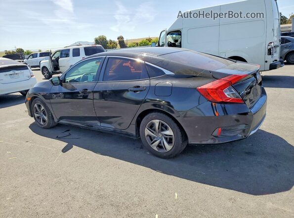 2HGFC2F60KH536567 2019 HONDA CIVIC Black Rear left