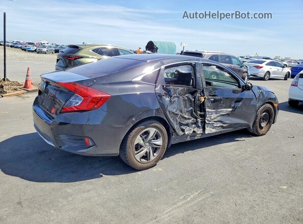 2HGFC2F60KH536567 2019 HONDA CIVIC Black Rear right