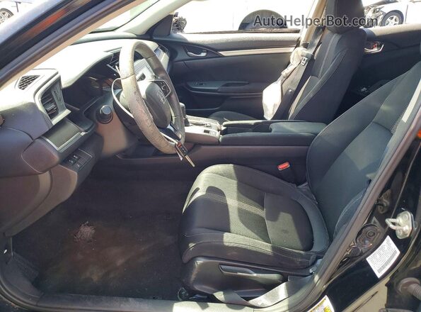 2HGFC2F60KH536567 2019 HONDA CIVIC Black Front interior view