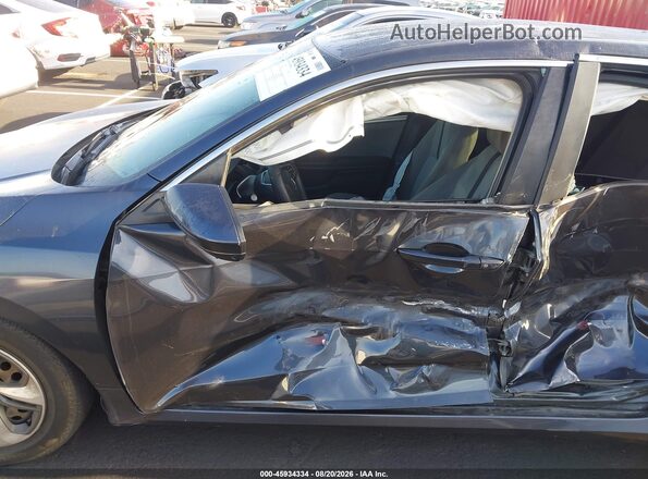 2HGFC2F60KH550100 2019 HONDA CIVIC Gray Front view