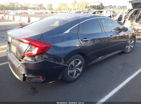 2HGFC2F60KH550100 2019 HONDA CIVIC Gray Rear right