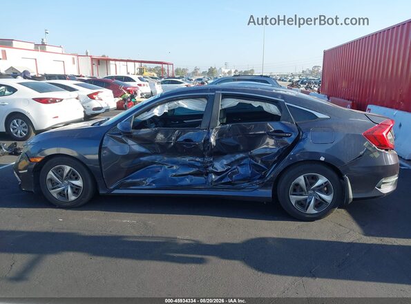 2HGFC2F60KH550100 2019 HONDA CIVIC Gray 