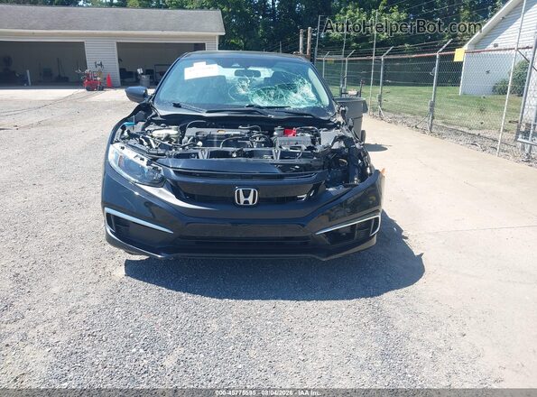 2HGFC2F60KH574414 2019 HONDA CIVIC Black Vista interior trasera