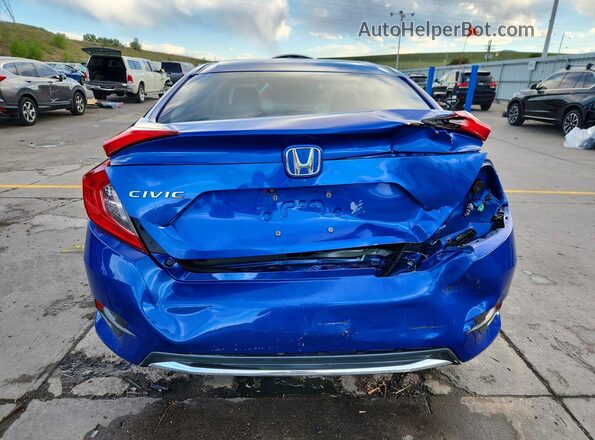 2HGFC2F60KH574672 2019 HONDA CIVIC Blue Հետևի տեսք