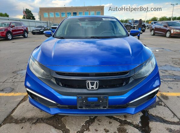 2HGFC2F60KH574672 2019 HONDA CIVIC Blue Դիմացի տեսք