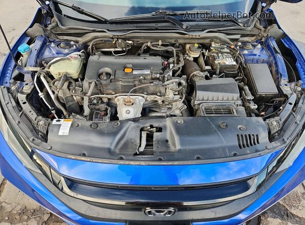 2HGFC2F60KH574672 2019 HONDA CIVIC Blue Սալոնի հետևի տեսք