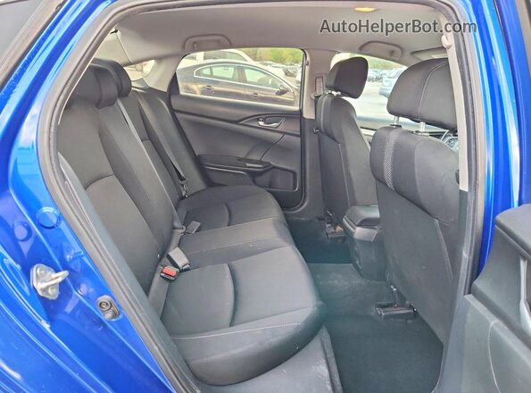 2HGFC2F60KH574672 2019 HONDA CIVIC Blue Հետևի նստատեղերի տեսք