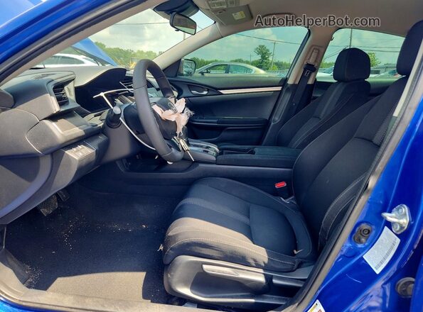 2HGFC2F60LH522573 2020 HONDA CIVIC Blue წინა სალონის ხედი