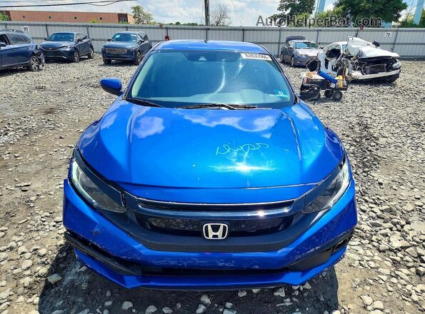 2HGFC2F60LH522573 2020 HONDA CIVIC Blue წინა ხედი