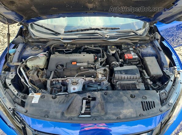 2HGFC2F60LH522573 2020 HONDA CIVIC Blue უკანა სალონის ხედი