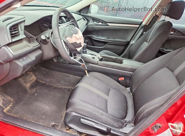 2HGFC2F60LH526381 2020 HONDA CIVIC Red Vista interior delantera