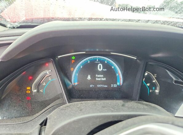 2HGFC2F60LH526381 2020 HONDA CIVIC Red Vista del cuadro de instrumentos