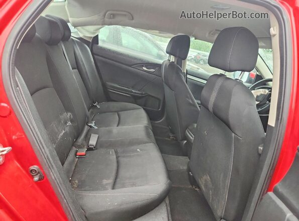2HGFC2F60LH526381 2020 HONDA CIVIC Red Vista de los asientos traseros