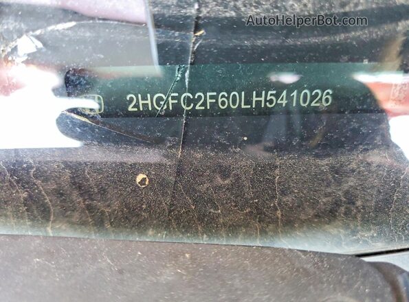 2HGFC2F60LH541026 2020 HONDA CIVIC Red Widok komory silnika