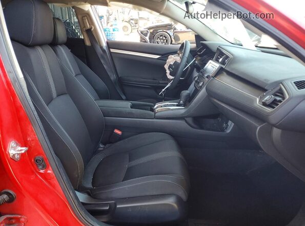 2HGFC2F60LH541026 2020 HONDA CIVIC Red Widok wnętrza z przodu