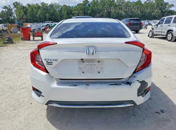 2HGFC2F60LH574124 2020 HONDA CIVIC Белый Вид сзади