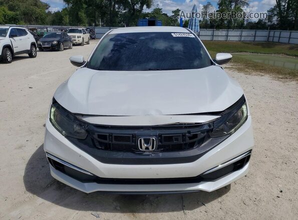 2HGFC2F60LH574124 2020 HONDA CIVIC Белый Вид спереди