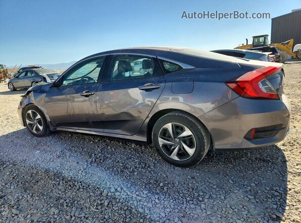 2HGFC2F60LH575323 2020 HONDA CIVIC Gray Rear left