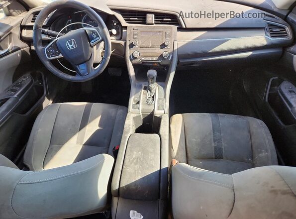 2HGFC2F60LH575323 2020 HONDA CIVIC Gray Dashboard view