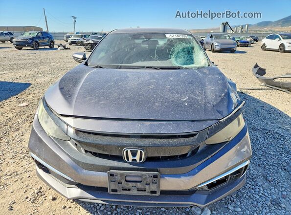 2HGFC2F60LH575323 2020 HONDA CIVIC Gray Front view