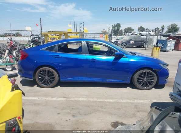 2HGFC2F60MH504771 2021 HONDA CIVIC Blue უკანა სალონის ხედი