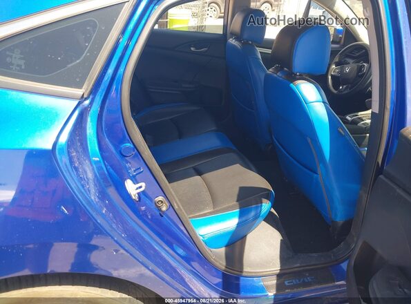 2HGFC2F60MH504771 2021 HONDA CIVIC Blue VIN კოდის სტიკერის ხედი