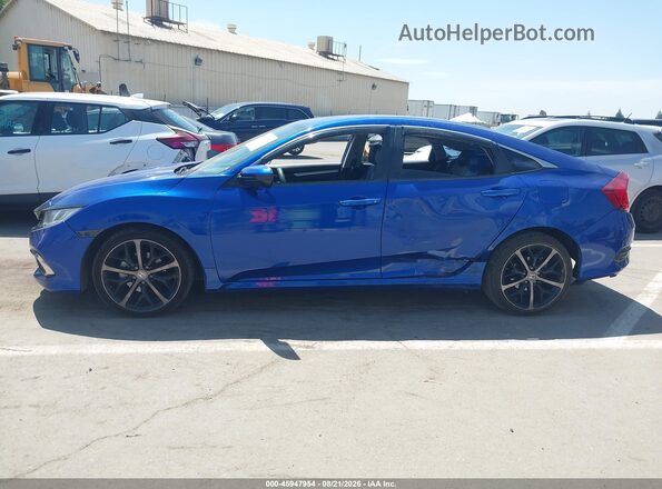 2HGFC2F60MH504771 2021 HONDA CIVIC Blue სალონის 360-გრადუსიანი ხედი
