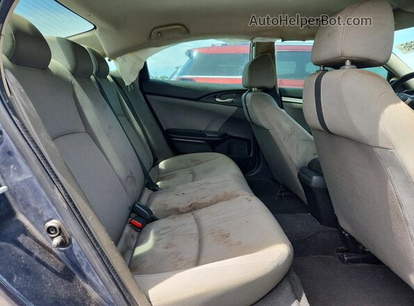 2HGFC2F60MH520713 2021 HONDA CIVIC Синий Вид задних сидений