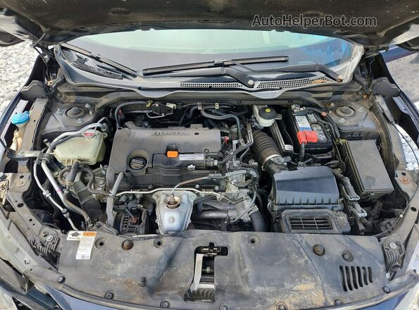 2HGFC2F60MH520713 2021 HONDA CIVIC Синий Вид задней части салона