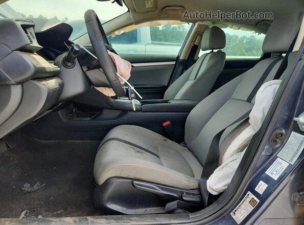2HGFC2F60MH520713 2021 HONDA CIVIC Синий Вид салона спереди