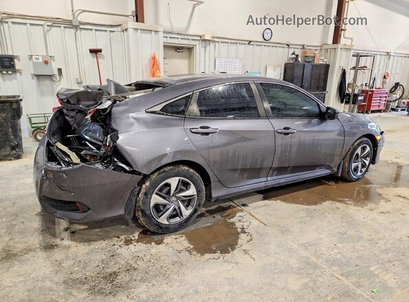 2HGFC2F60MH555820 2021 HONDA CIVIC Gray Задня права чверть