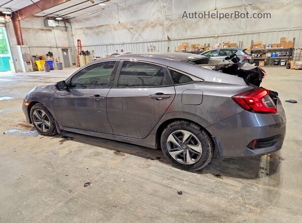 2HGFC2F60MH555820 2021 HONDA CIVIC Gray Задня ліва чверть
