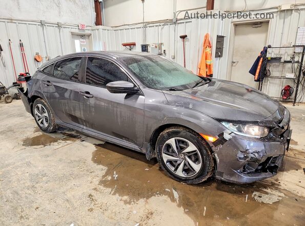 2HGFC2F60MH555820 2021 HONDA CIVIC Gray Передня права чверть