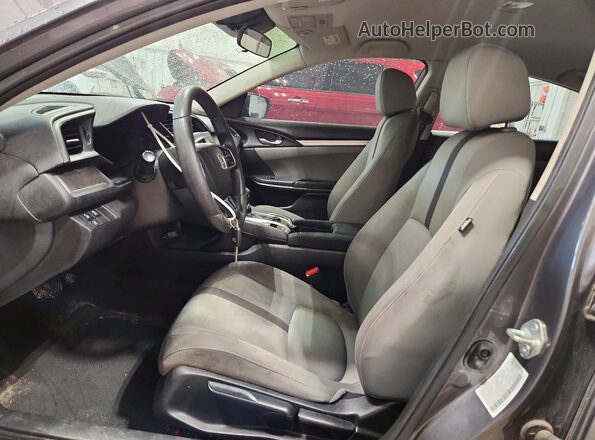 2HGFC2F60MH555820 2021 HONDA CIVIC Gray Вид салону спереду