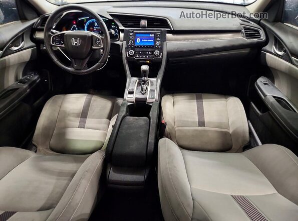 2HGFC2F60MH555820 2021 HONDA CIVIC Gray Вид панелі приладів