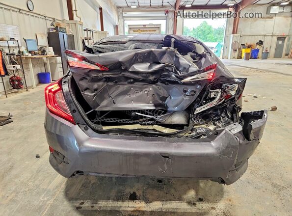 2HGFC2F60MH555820 2021 HONDA CIVIC Gray Вид ззаду
